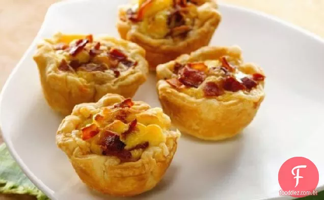 Mini Bacon-Copos De Queijo