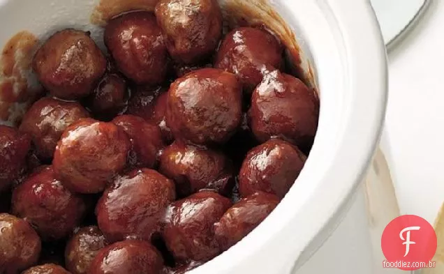 Slow-Cooker Cranberry Barbecue Almôndegas