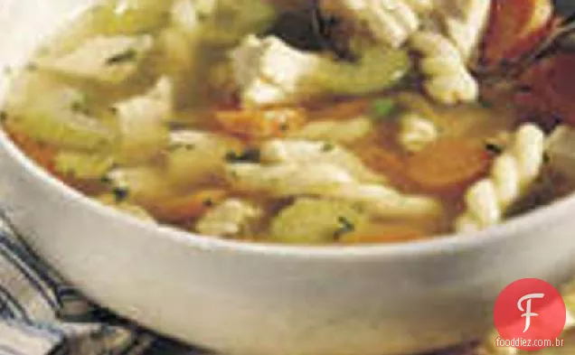 Sopa De Galinha Rápida