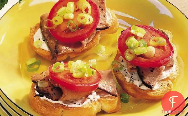 Carne De Alho Bruschetta