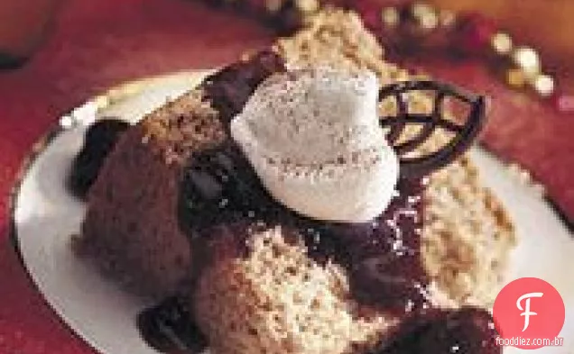 Bolo De Anjo De Chocolate E Cereja
