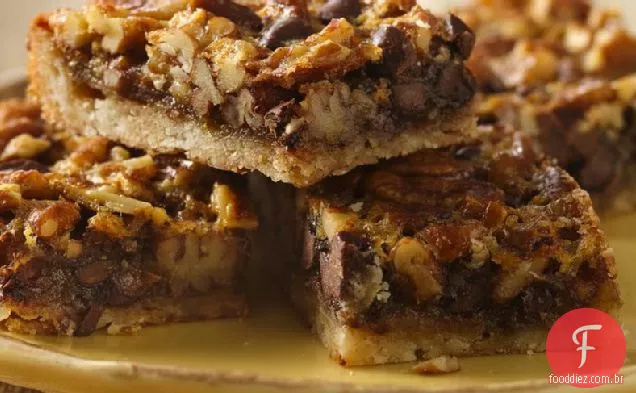 Chocolate Pecan Pie Bars