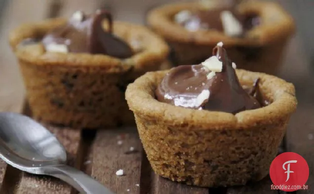 Chocolate Avelã Manteiga De Amendoim Cookie Cups