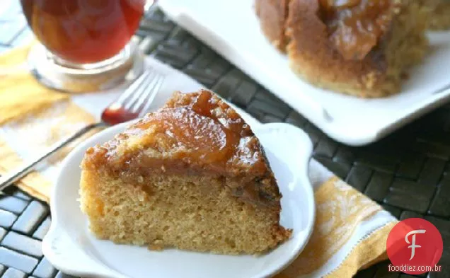 Bolo De Café Crocante De Maçã Com Fogão Lento