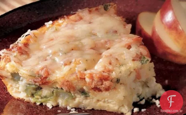 Torta De Aspargos Salmão Incrivelmente Fácil