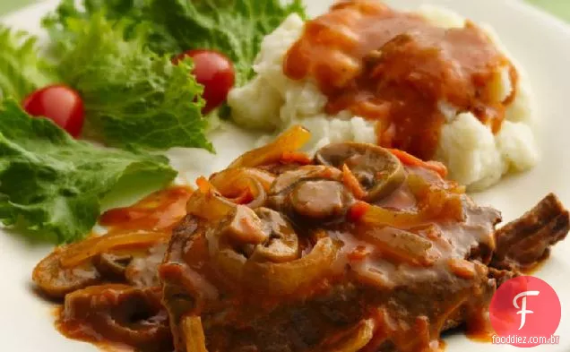 Bife Suíço Sufocado Com Fogão Lento