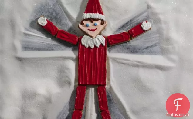 Snow Angel Elf Cookie