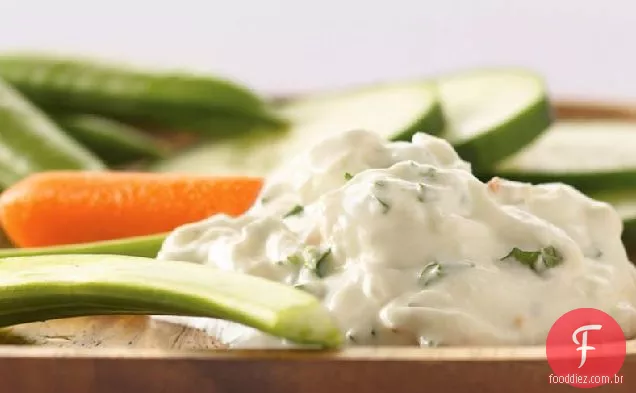 Iogurte grego e molho Feta