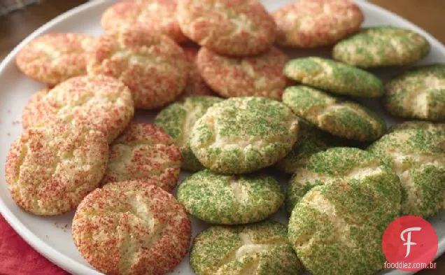 Snickerdoodles De Natal (Quantidade De Troca De Cookies)