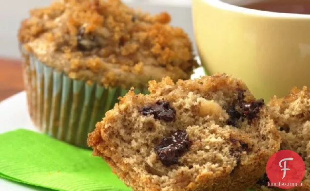Muffins Com Chip De Banana Praliné