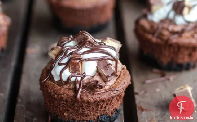 Morte Por Chocolate Mini Cheesecake Pies