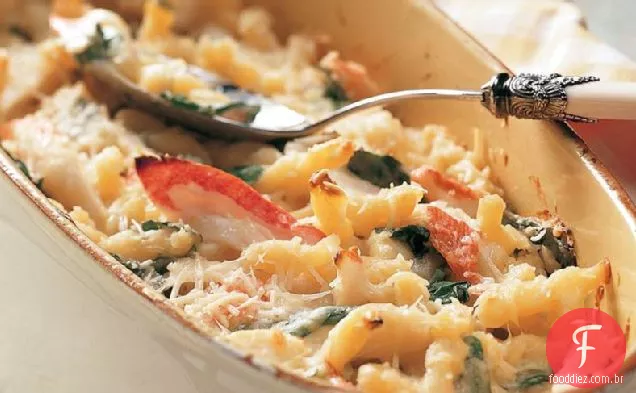 Caçarola de frango e espinafre