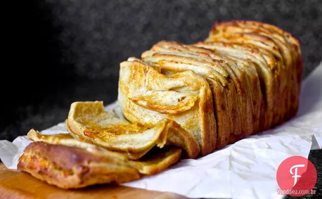 Cheddar, Cerveja e mostarda pão de centeio