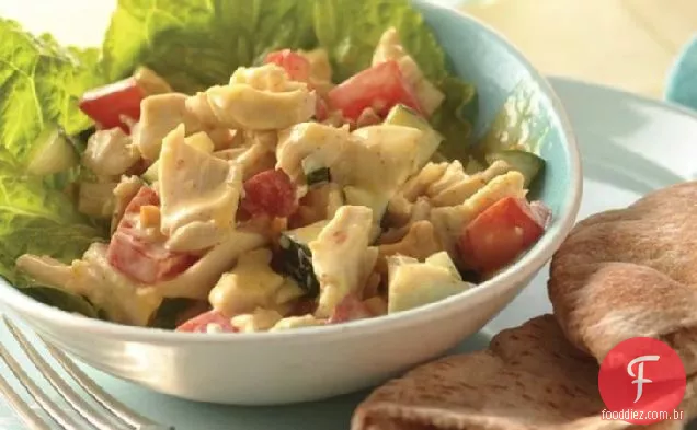 Salada De Frango Pita Sanduíches