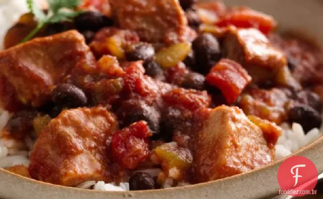 Carne De Porco Mexicana De Fogão Lento