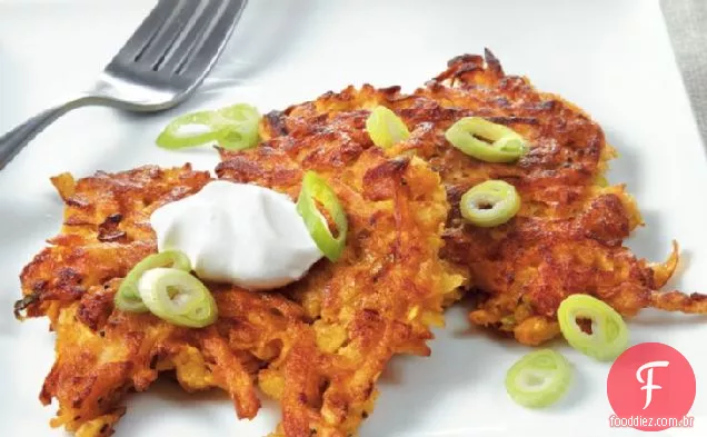 Latkes De Pastinaga De Batata Doce