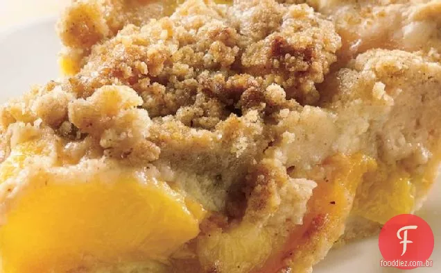 Peach Crumble Pie