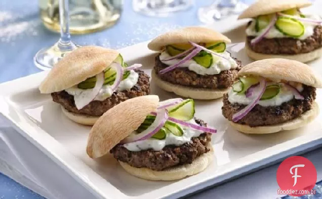 Mini Hambúrgueres Gregos