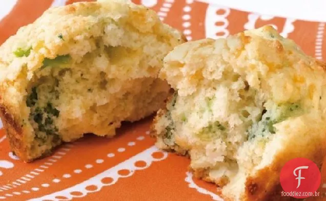 Brócolis-Muffins De Queijo