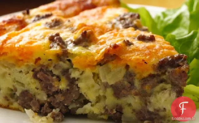 Torta De Cheeseburger Sem Glúten Impossivelmente Fácil