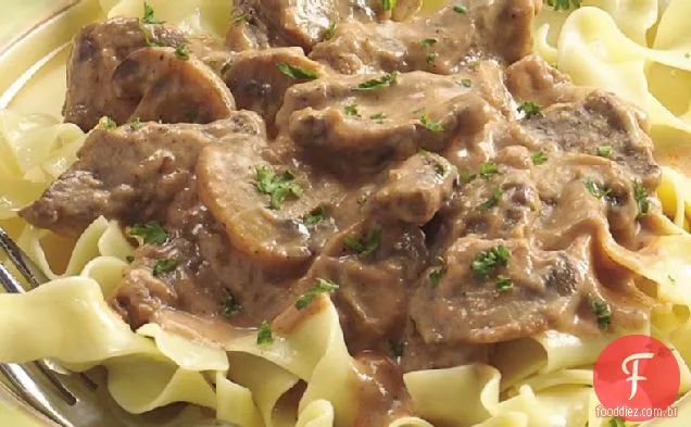 Stroganoff De Carne Saudável