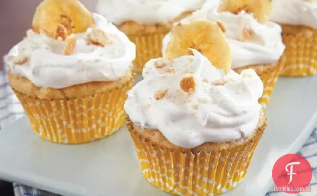 Pudim De Banana Cupcakes