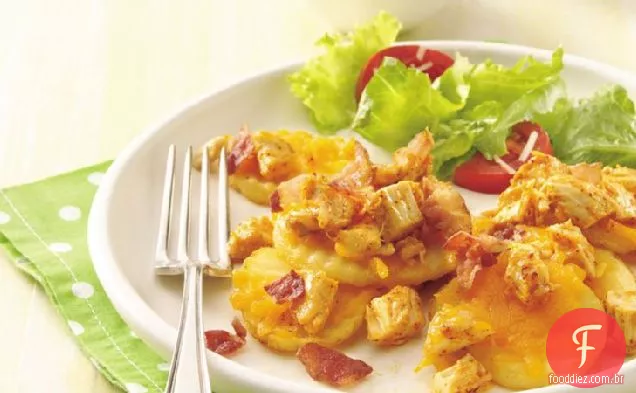 Batatas Fritas De Frango Com Queijo