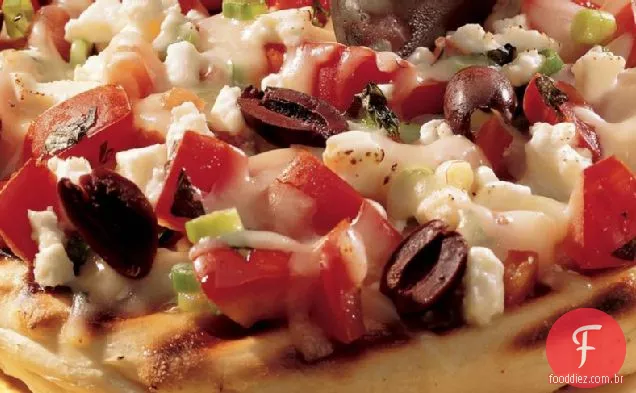 Pizza Grega Grelhada