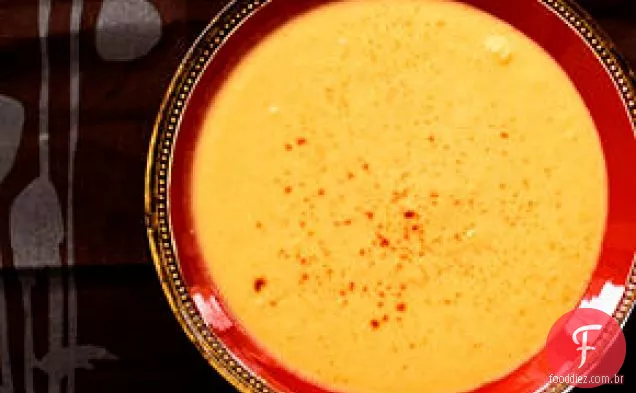 Páprica defumada e Rutabaga Bisque