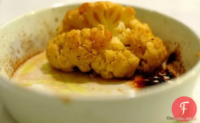 Couve-Flor Assada Inteira Com Vinagrete De Mostarda
