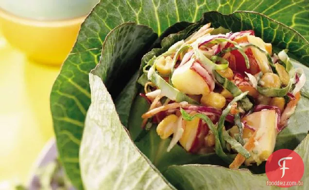 Salada De Repolho De Amendoim Frutada