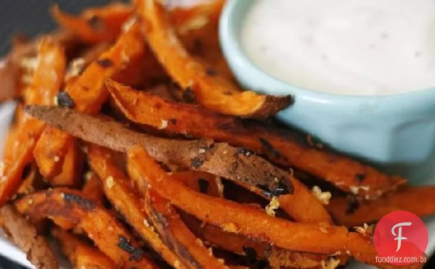 Alho Romano Batata Doce Batatas Fritas