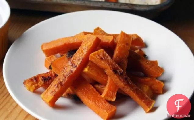 Batatas Fritas De Abóbora Assadas