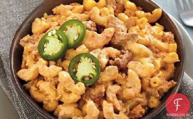 Slow-Cooker Mexi Mac e queijo