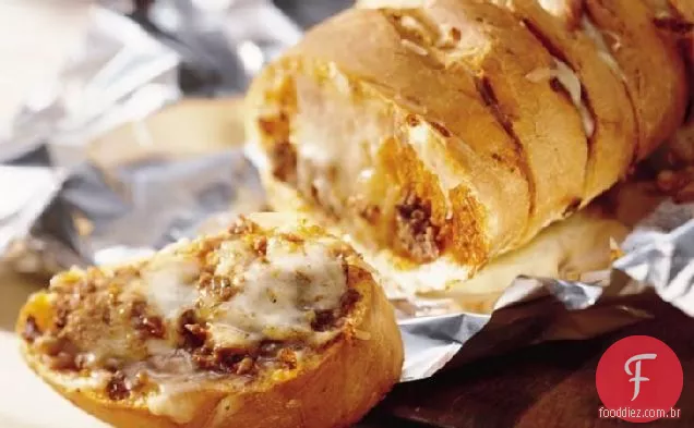 Pão Francês Recheado Grelhado
