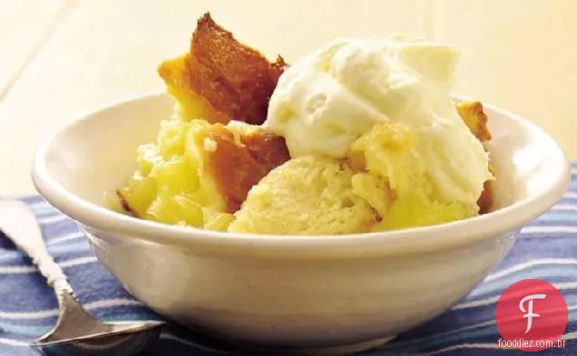 Pudim De Pão De Limão