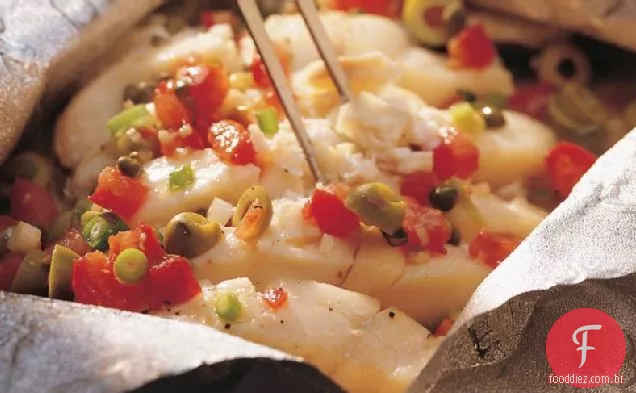 Pacote De Folha De Peixe Mexicano Grelhado