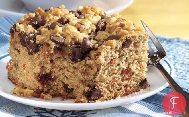 Chocolate Streusel Banana-Bolo De Cenoura