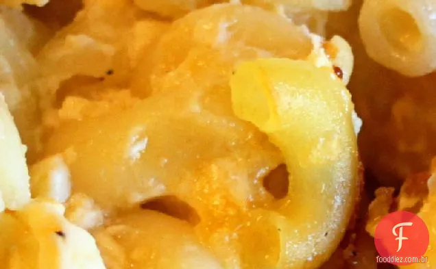 Macarrão cozido do Sul e queijo