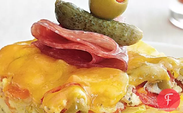 Muffuletta Brunch Bake