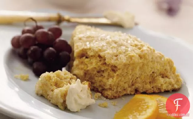 Scones Alaranjados Frescos