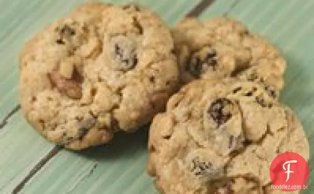 Misture-Biscoitos Fáceis De Aveia-Passas