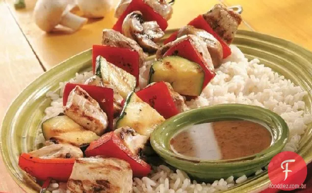 Kabobs Grelhados Italianos