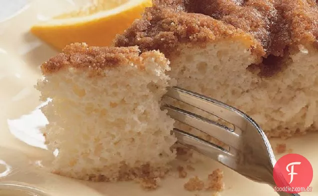 Bolo De Café Streusel De Lote Grande