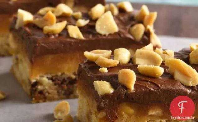 Barras De Manteiga De Amendoim-Caramelo
