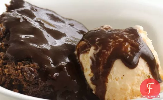 Chocolate Magro-Bolo De Pudim De Amêndoa