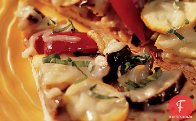 Pizza De Legumes Torrados