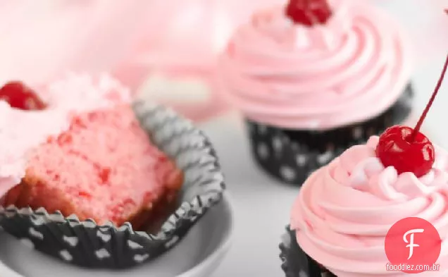 Cheery Cherry Chip Cupcakes