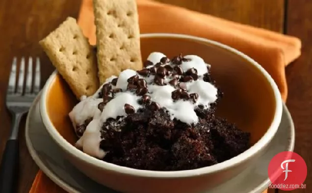 S'more bolo Fudgy S'more