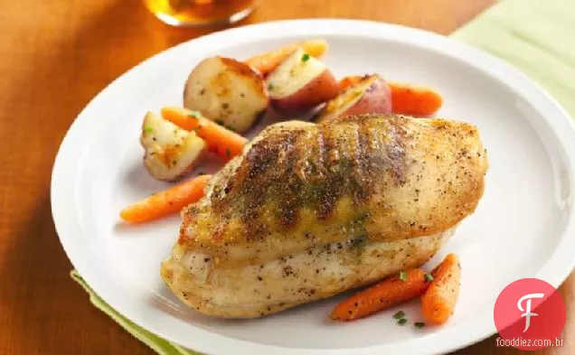 Pesto-Frango Grelhado Com Crosta De Parmesão